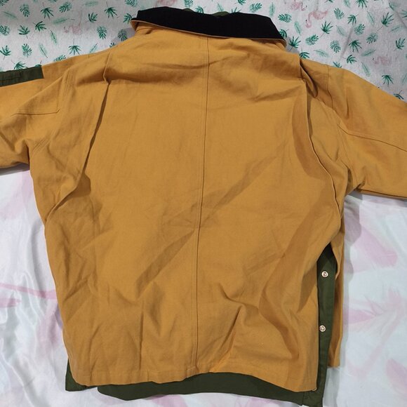 Carhartt X Sacai Khaki Faux Two-Piece Jacket - Picture 3 of 11